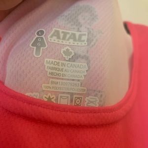 Half Fanatic pink Run Tank, NWOT